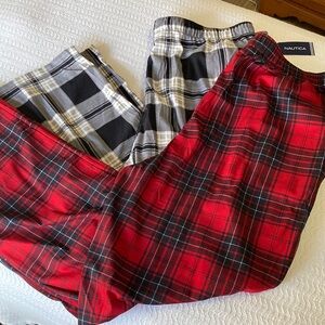 Set of 2 mens Nautica sleep pants